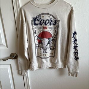 Rodeo Graphic Crewneck Sweatshirt - Cream